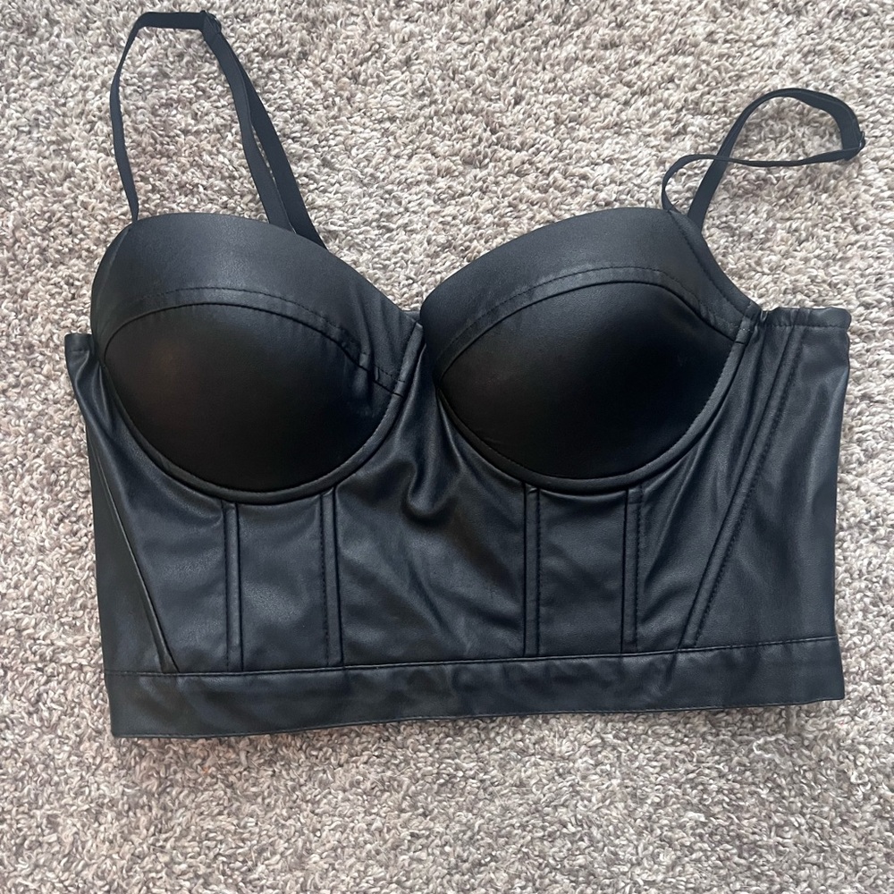 Black Bustier Top